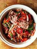 Mizuna salad