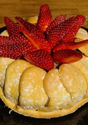 Une photo de Charlotte chocolat fraises
