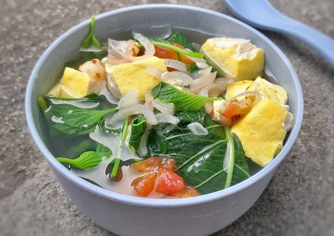 Resep Sayur Bening Bayam Tahu Oleh Hadleny Kitchen - Cookpad