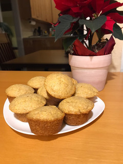 A picture of Vegan Cornbread Muffins.