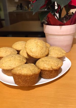 A picture of Vegan Cornbread Muffins.