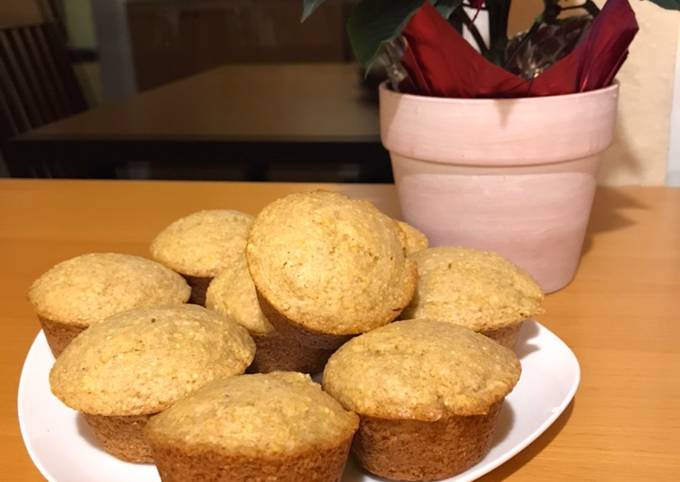 Recipe of Speedy Vegan Cornbread Muffins