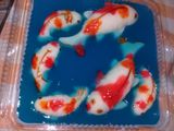 Puding ikan koi