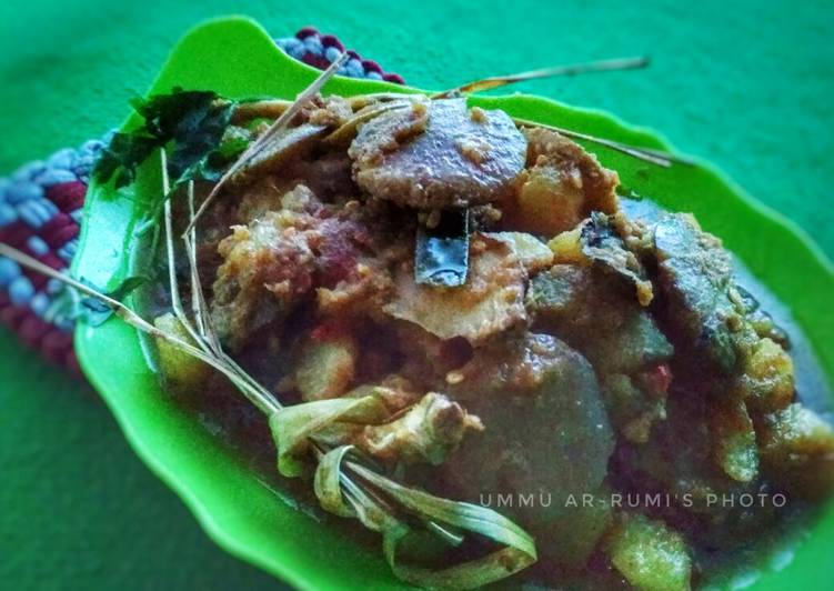 Jengkol kentang santan kental