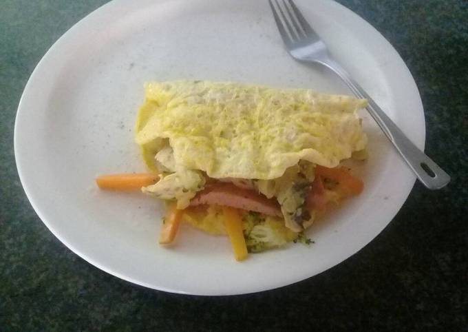 Veggie omelette