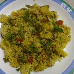 A picture of Veg pulao.
