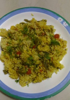 A picture of Veg pulao.