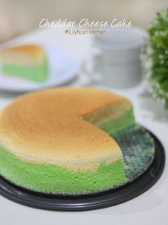 Foto resep Cheddar Keju kraff -Japanese Cheese cake 2 Layer