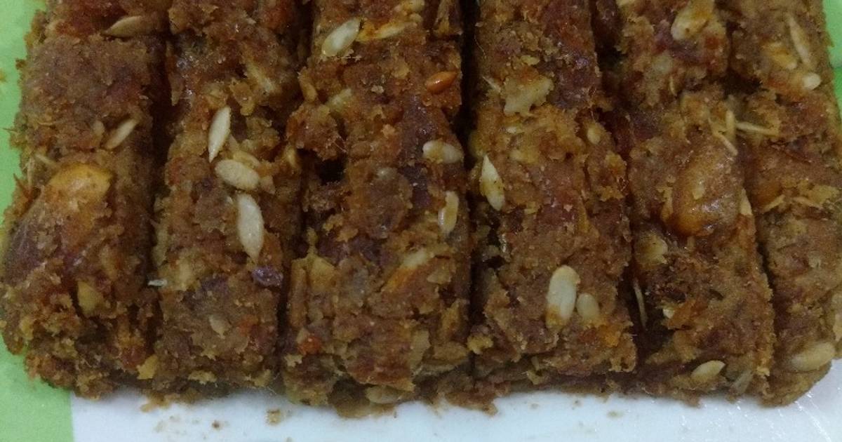 Dry fruits bars Recipe by Mrk Kalra Cookpad