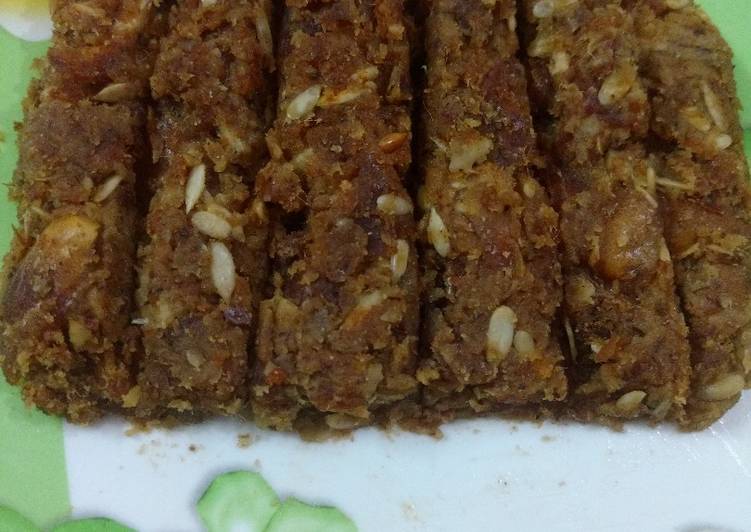 Recipe of Quick Dry fruits bars