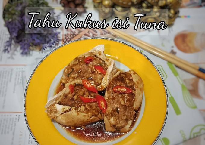 Resep Tahu Kukus Isi Tuna Oleh Fensi Safan Cookpad