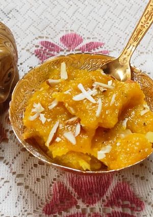 A picture of Muskmelon Halwa.