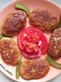 عکسی از دستور کتلت مرغ