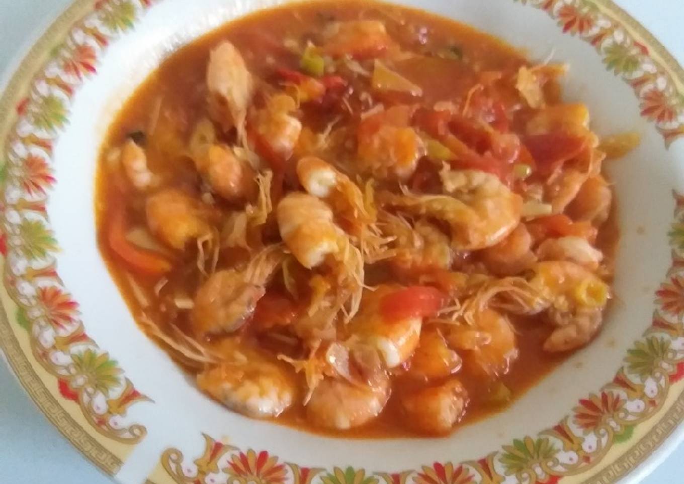 Udang asam pedas