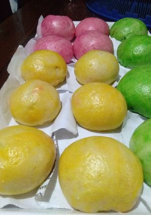 Foto resep Bakpao warna warni endess