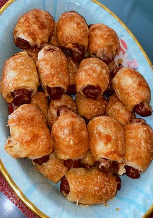 Virslis falatkák recept fotója