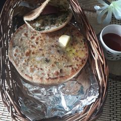 Gobhi ka paratha A picture of Gobhi ka paratha.