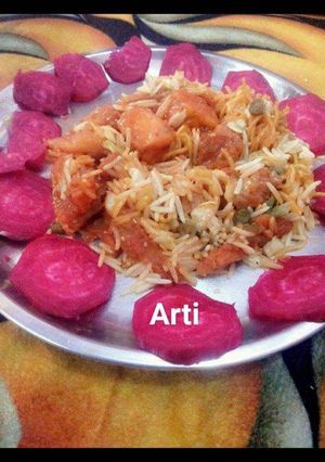 मिक्स वेज पुलाव (Mix veg pulav recipe in hindi) रेसिपी मुख्य फोटो