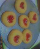Galletas con forma de corazón