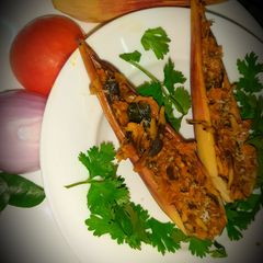 A picture of Banana flower asian style.
