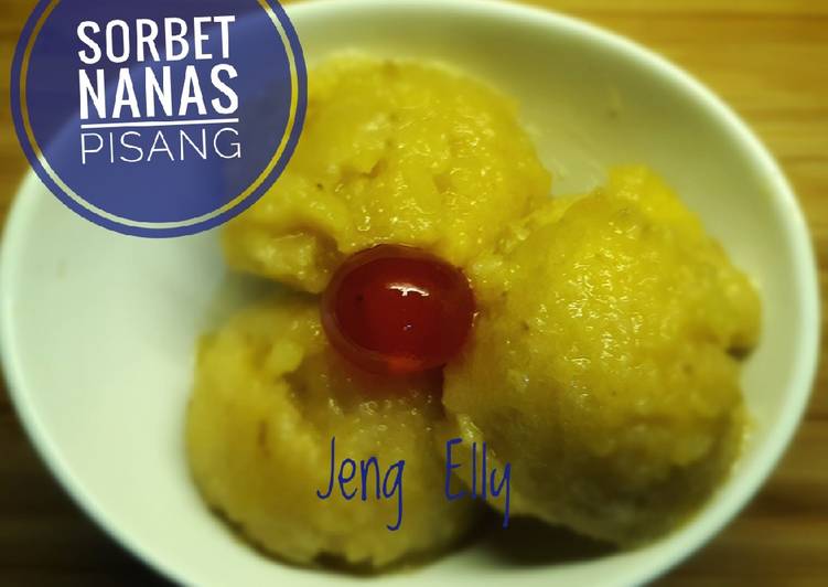 Sorbet Nanas Pisang