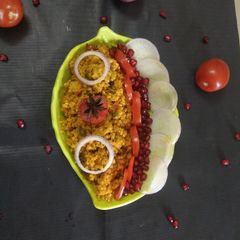 A picture of Broken Wheat Pulav (Dalia Pulav).