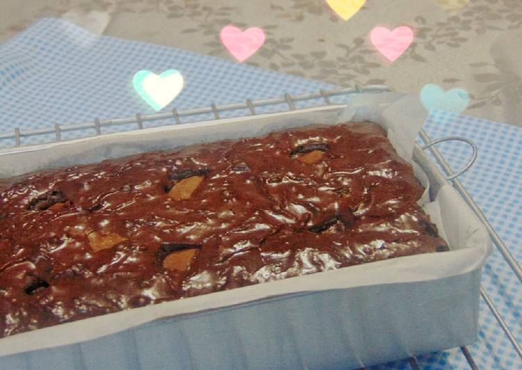 Resep Chewy Brownies Shiny Crust, Bisa Manjain Lidah