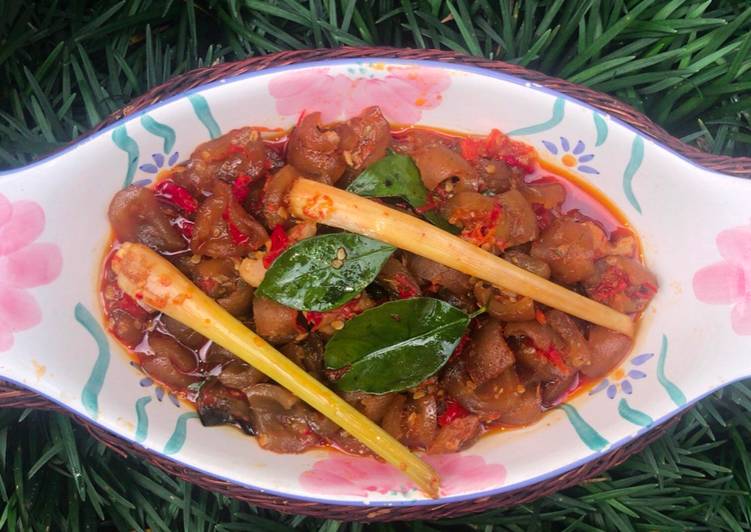 Recipe: Tasty Kikil Pedas Manis