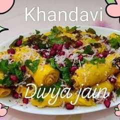 A picture of Khandavi (Gujarati snakes).