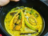 Ilish begun jhol/hilsa fish curry