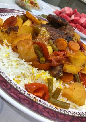 صورة لوصفة صينيه الدجاج بالخضار