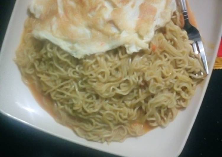 Easiest Way to Prepare Any-night-of-the-week Noodles &amp; Egg (quick fixed) Cooking Basics for Newbies