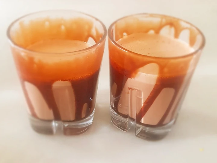 Easy Steps to Prepare Caramel Choco Banana Shake the Awesome  You can take Joss in your mouth