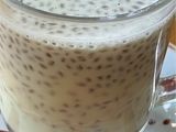 مشروب الكاسترد بالحبة الحمراء(حب الرشاد)