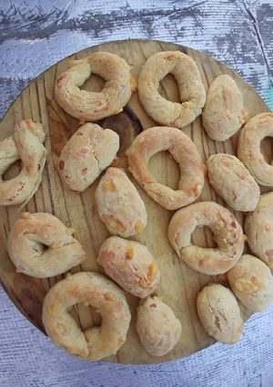Una foto de Pancitos de queso tipo chipa, riquísimos!!
