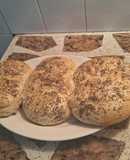 Panes caseros con semillas de sésamo🍞