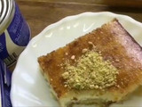 بسبوسه بالقشطة