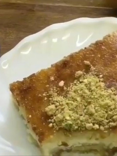 صورة لوصفة بسبوسه بالقشطة