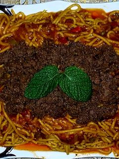 صورة لوصفة سباغيتي بدون سلق