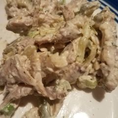 A picture of Teriyaki pork stir-fry.