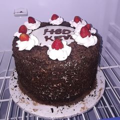 A picture of Black Forest Cake.
