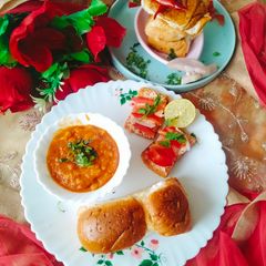 A picture of PAV Bhaji Masala (Easy Mumbai Street Style pav Bhaji Masala).