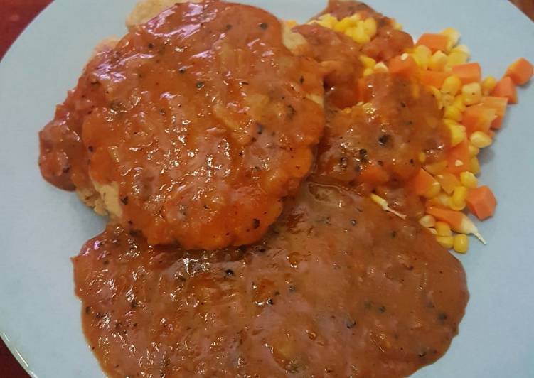 Steak Tempe Saos Lada Hitam Maknyooos