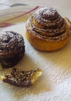 Kakaós csiga recept fotója