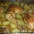 Κοτόπουλο με πατάτες στον φουρνο