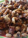Fesolets con tocino y morcilla