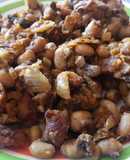 Fesolets con tocino y morcilla