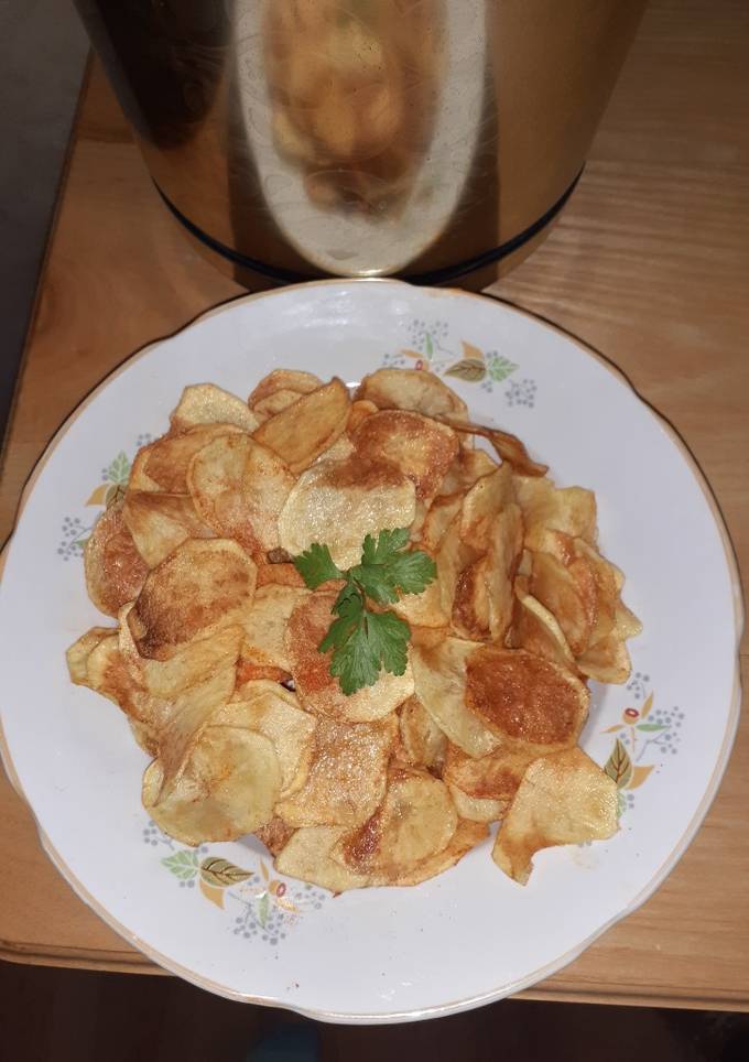 Більше не купую в магазині, готую сама) Домашні чіпси😋