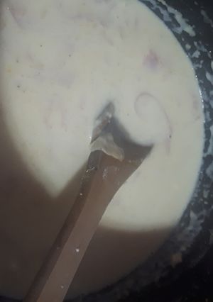 Una foto de Salsa rápida jamón y anco
