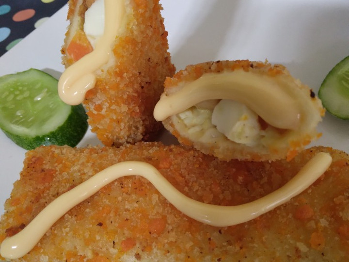 Cara Gampang Menyiapkan Risoles Roti Tawar isi Mayo Anti Gagal